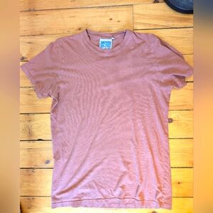 Jungmaven Organic Cotton + Hemp Orange T-shirt Size Medium